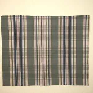 Plaid tartan light green Pink pillow shams